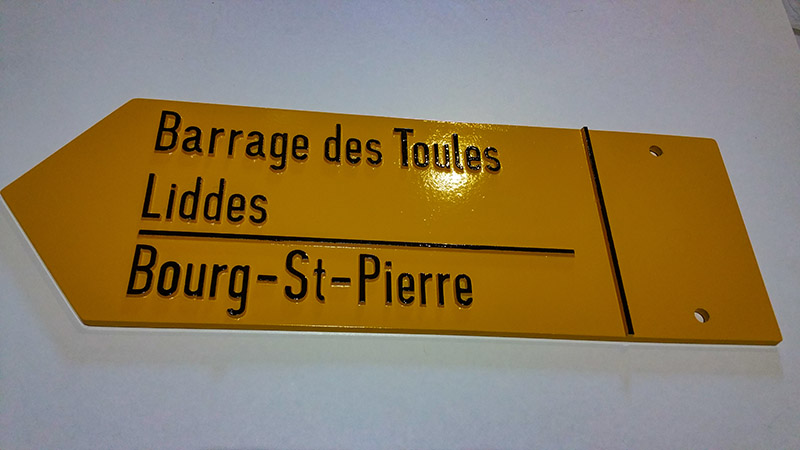 plaque barrage des Toules